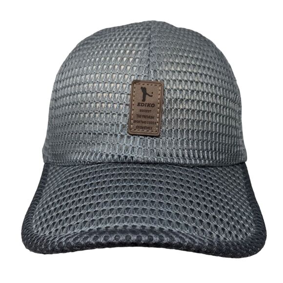 Ediko Succest The Premium Sporting Goods Slideback Hat Gray One Size - Picture 1 of 6
